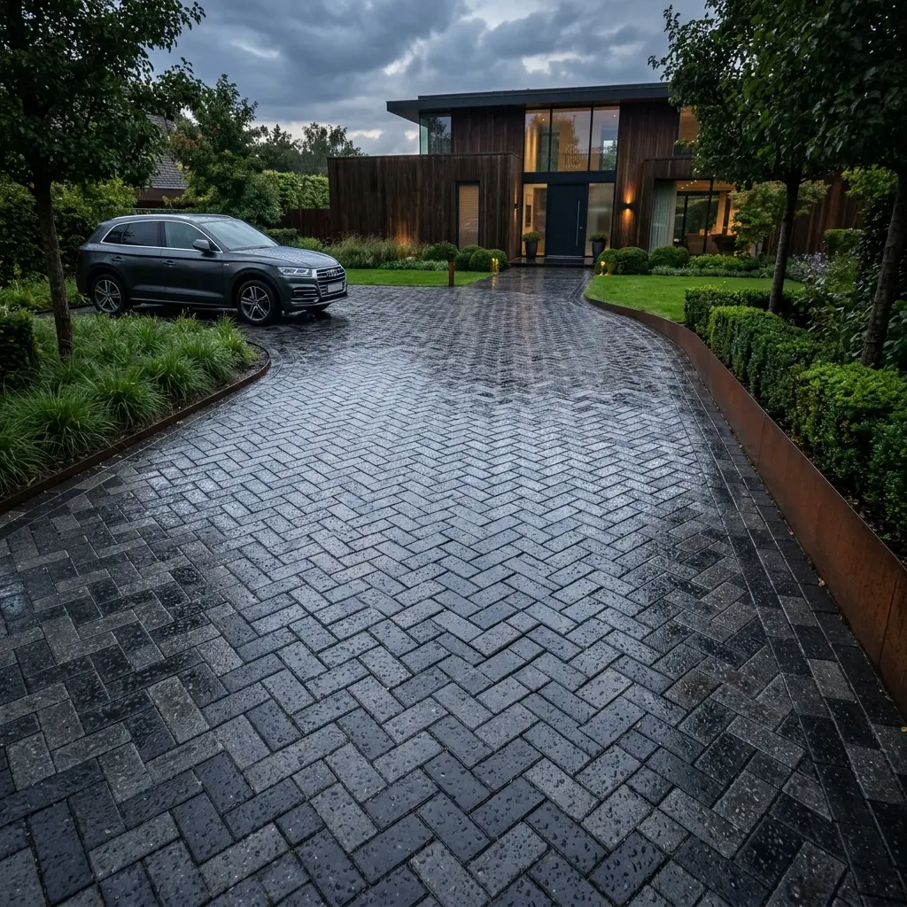 SUDs Compliant Resin Bound Texture Detail - West Midlands